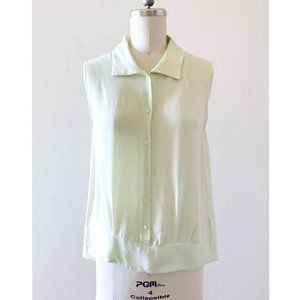 Theyskens theory silk muscle blouse